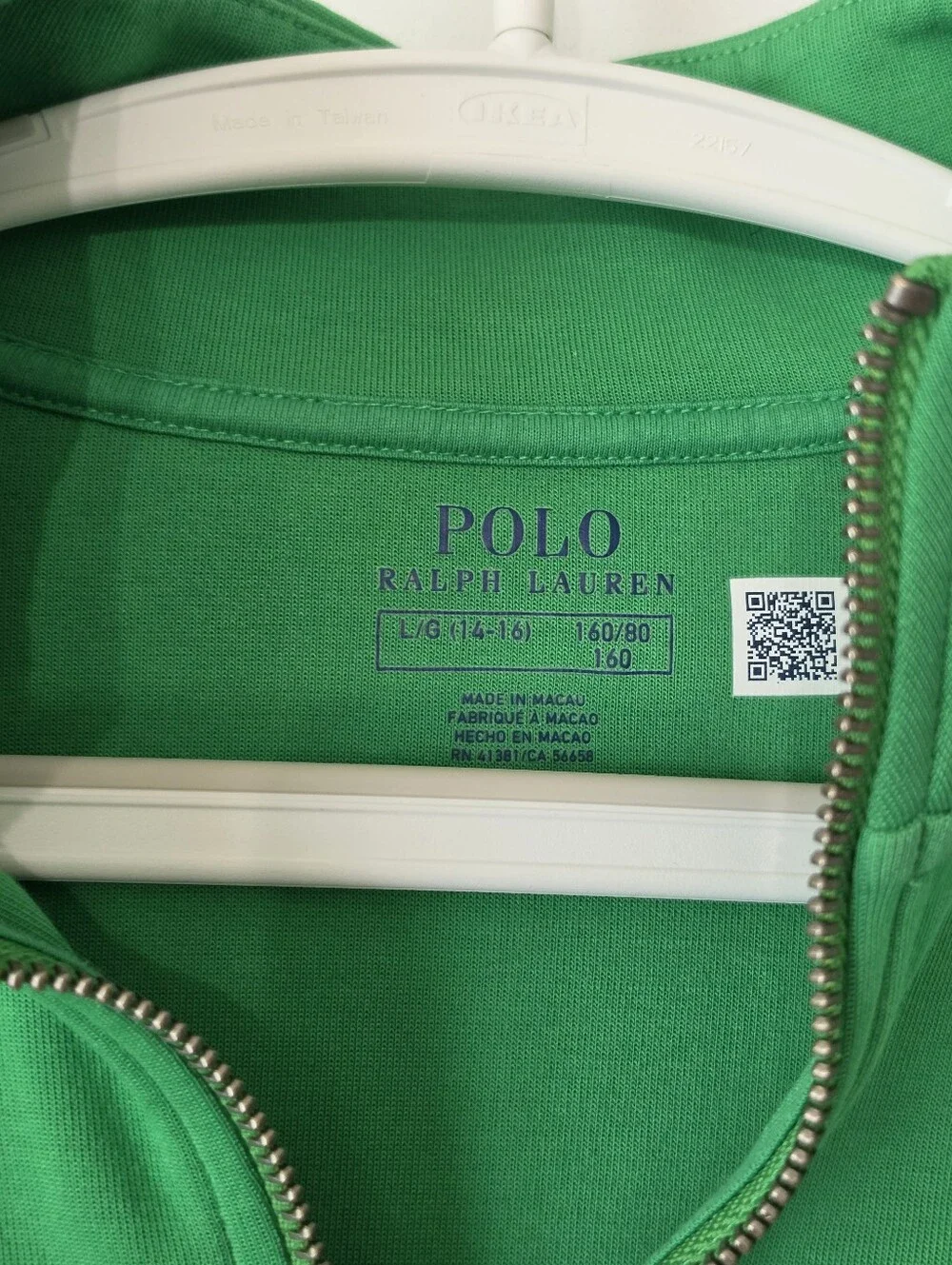 Polo Ralph Lauren Double-Knit Quarter-Zip Sweatshirt And Jogger Set Size Large L